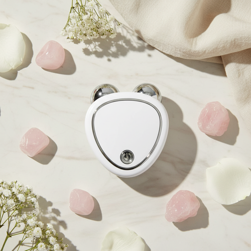 Advanced EMS Facial Lifting & Contouring Device flatlay premium